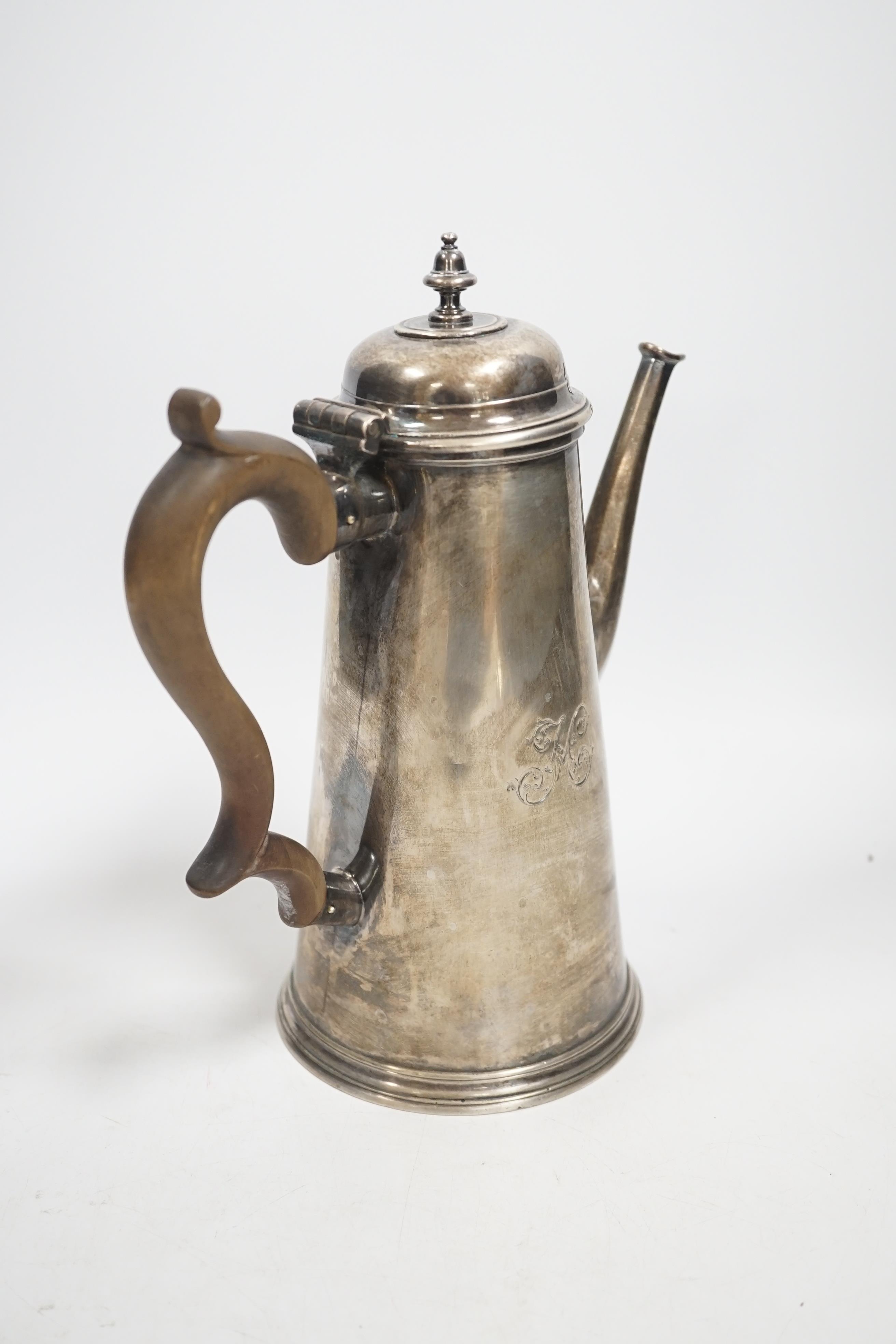 A George III silver chocolate pot, by Robert Lucas